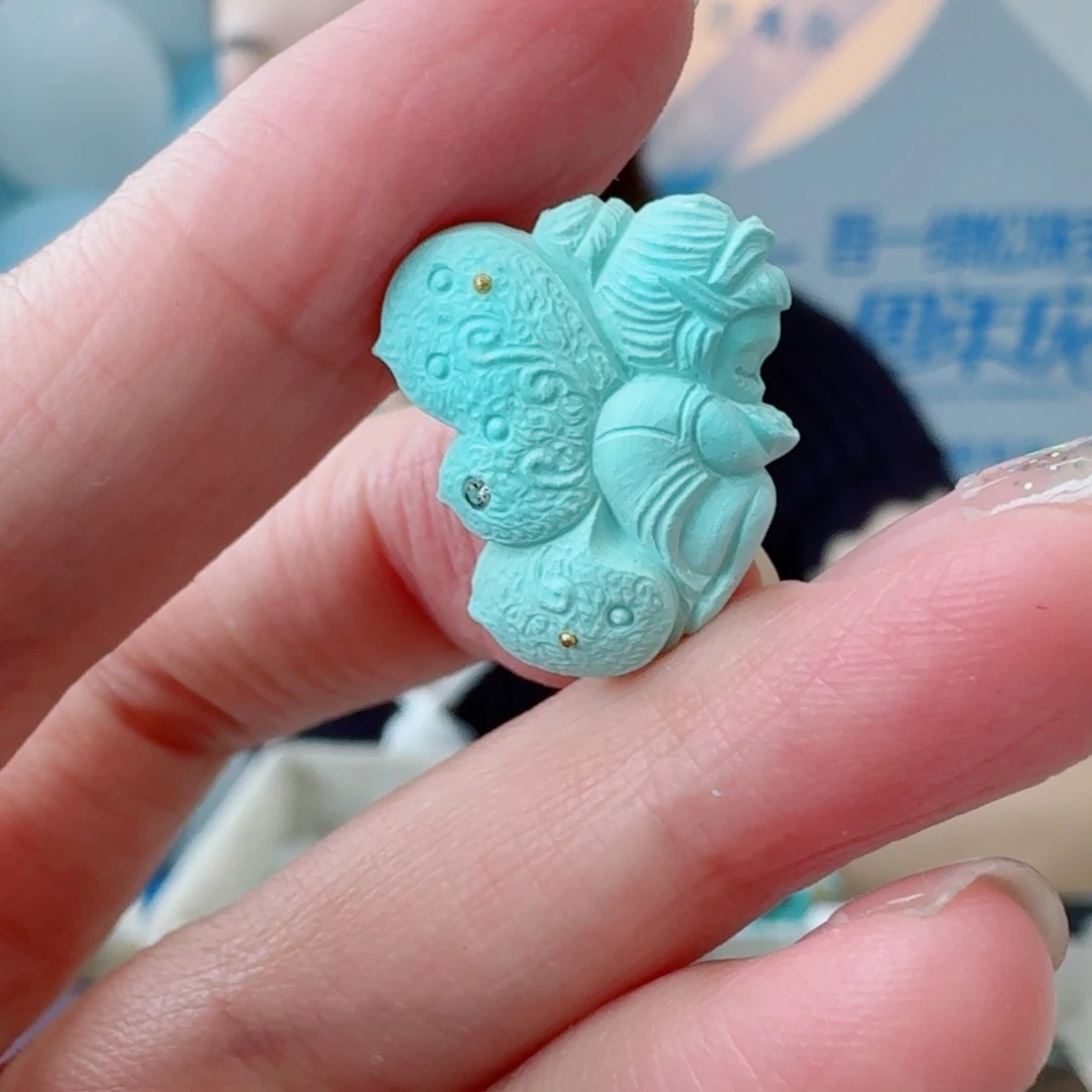 未镶嵌绿松石珠宝奇石
