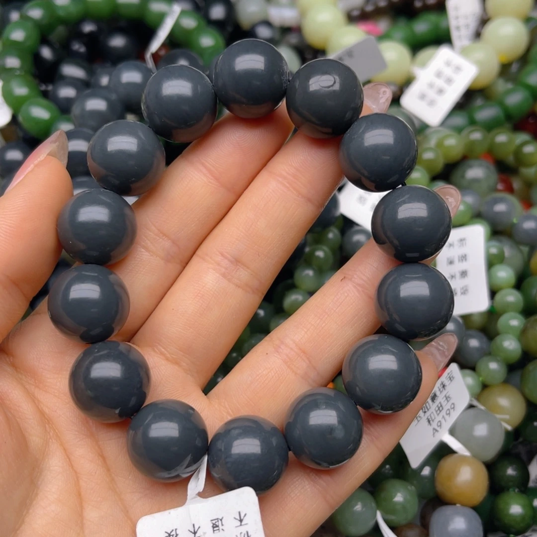 和田玉未镶嵌手链