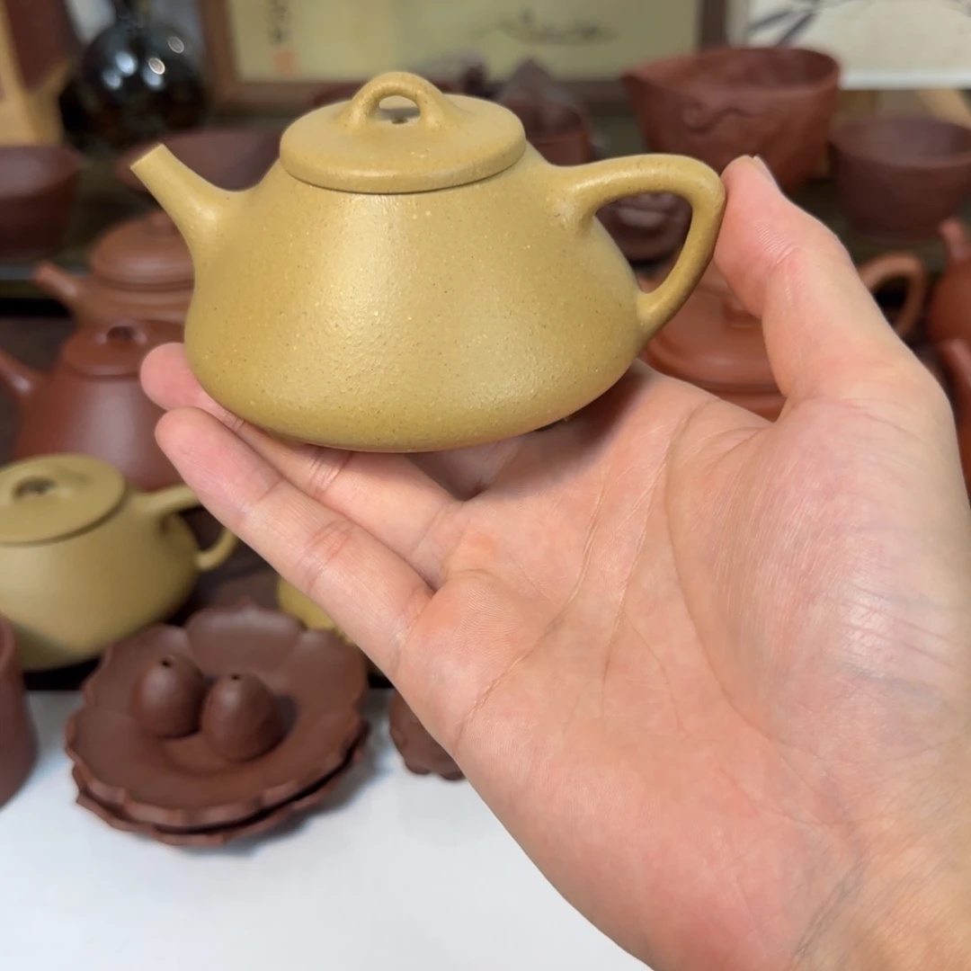 茶壶紫砂梨皮子冶