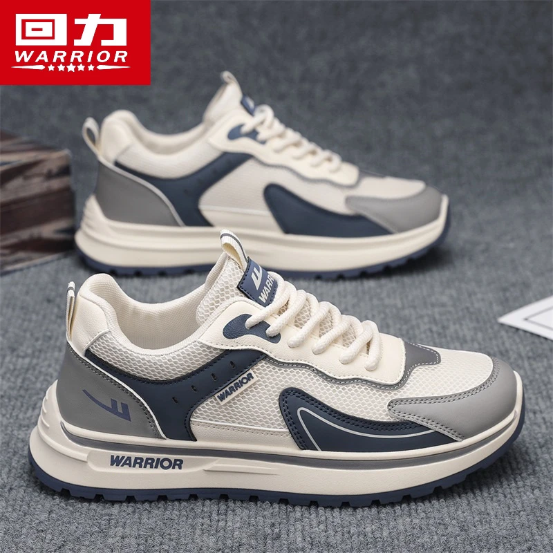 回力男鞋运动阿甘冬季2025新款跑步工作软底防滑网面休闲透气轻便