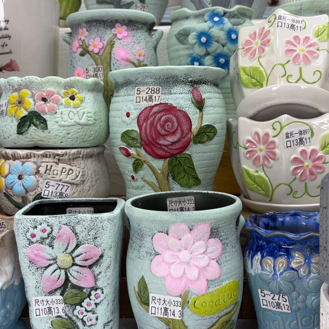 @夏西陶瓷花盆@@5183