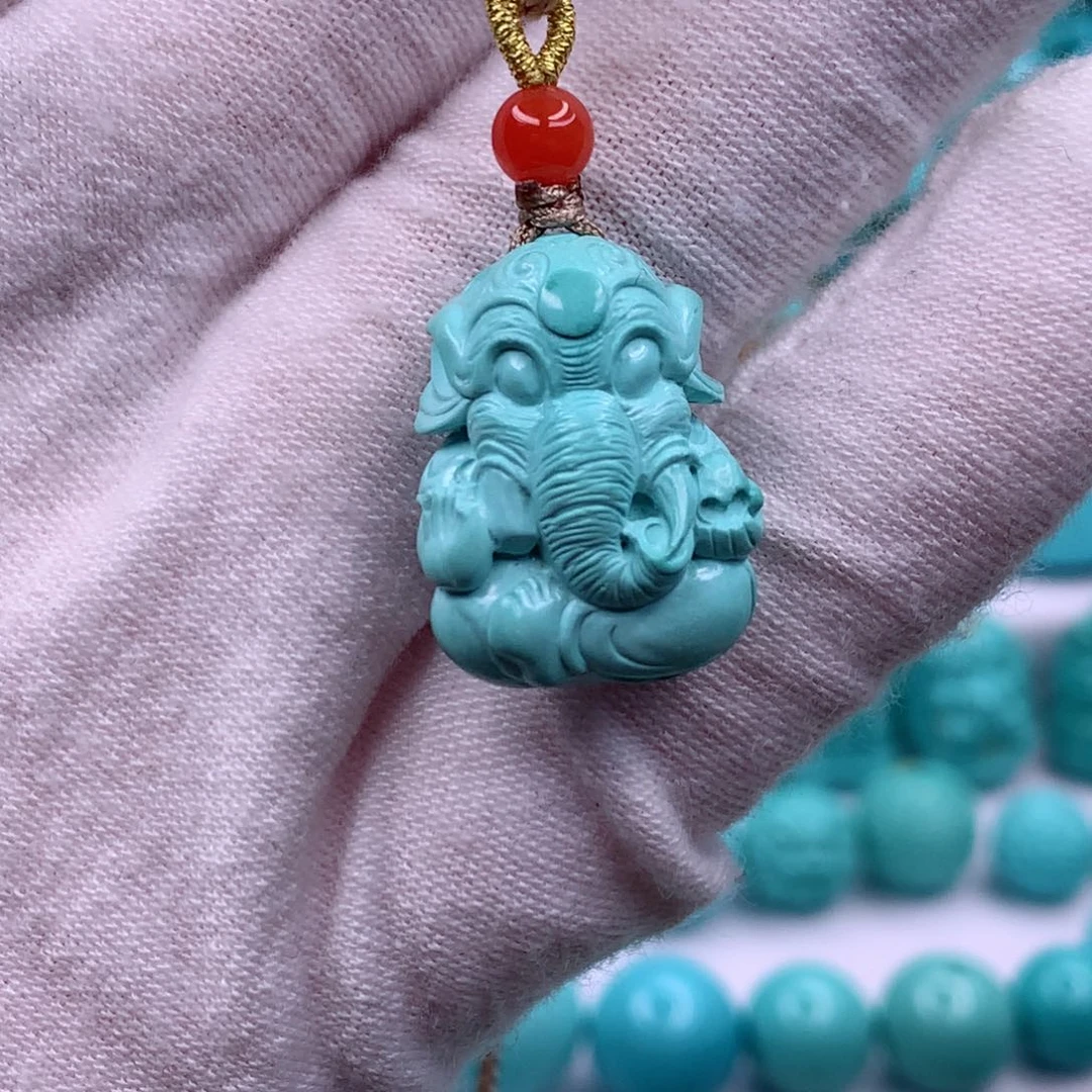 绿松石挂件未镶嵌