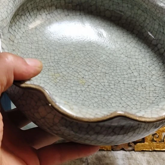 启***农开片瓷器，完整器一个