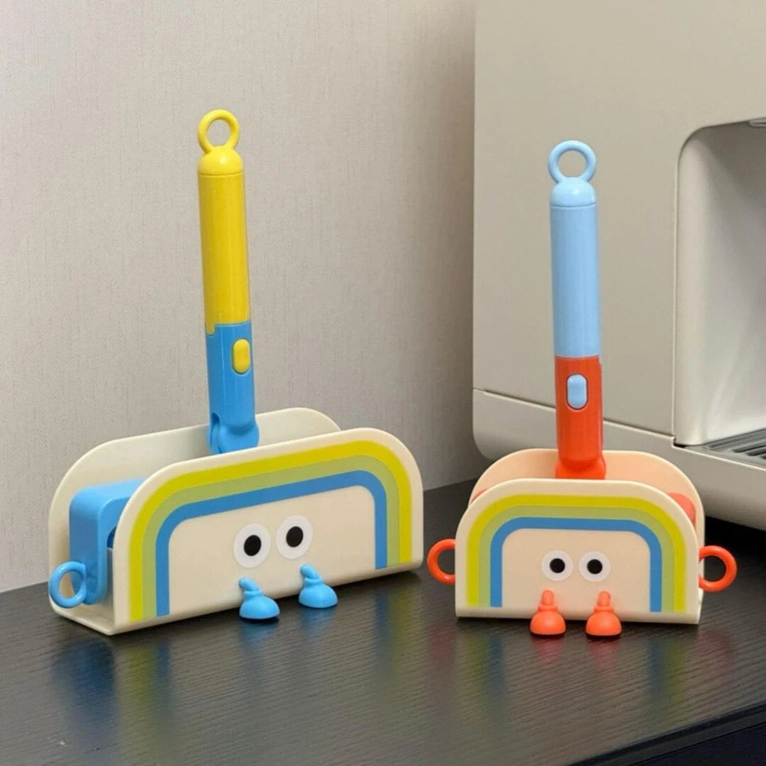 卡通粘毛器滚筒强力神器衣服去毛刷可撕式替换纸床上毛衣滚毛器