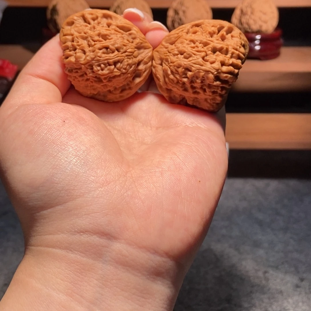 鹏***7核桃手串/手链39天使南疆石全品手工打底