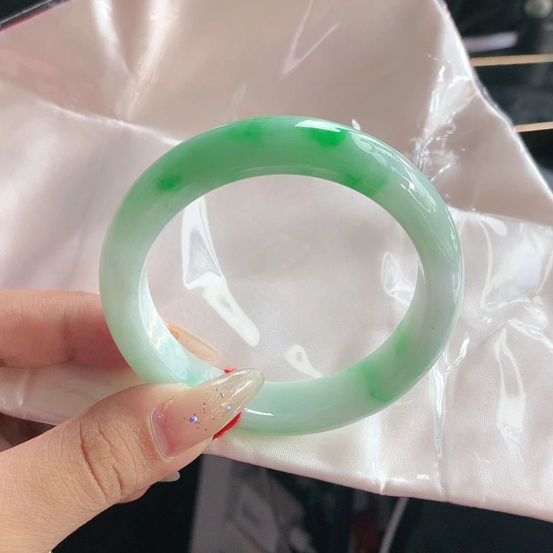 未镶嵌手镯翡翠55 天然缅甸a货翡翠1871