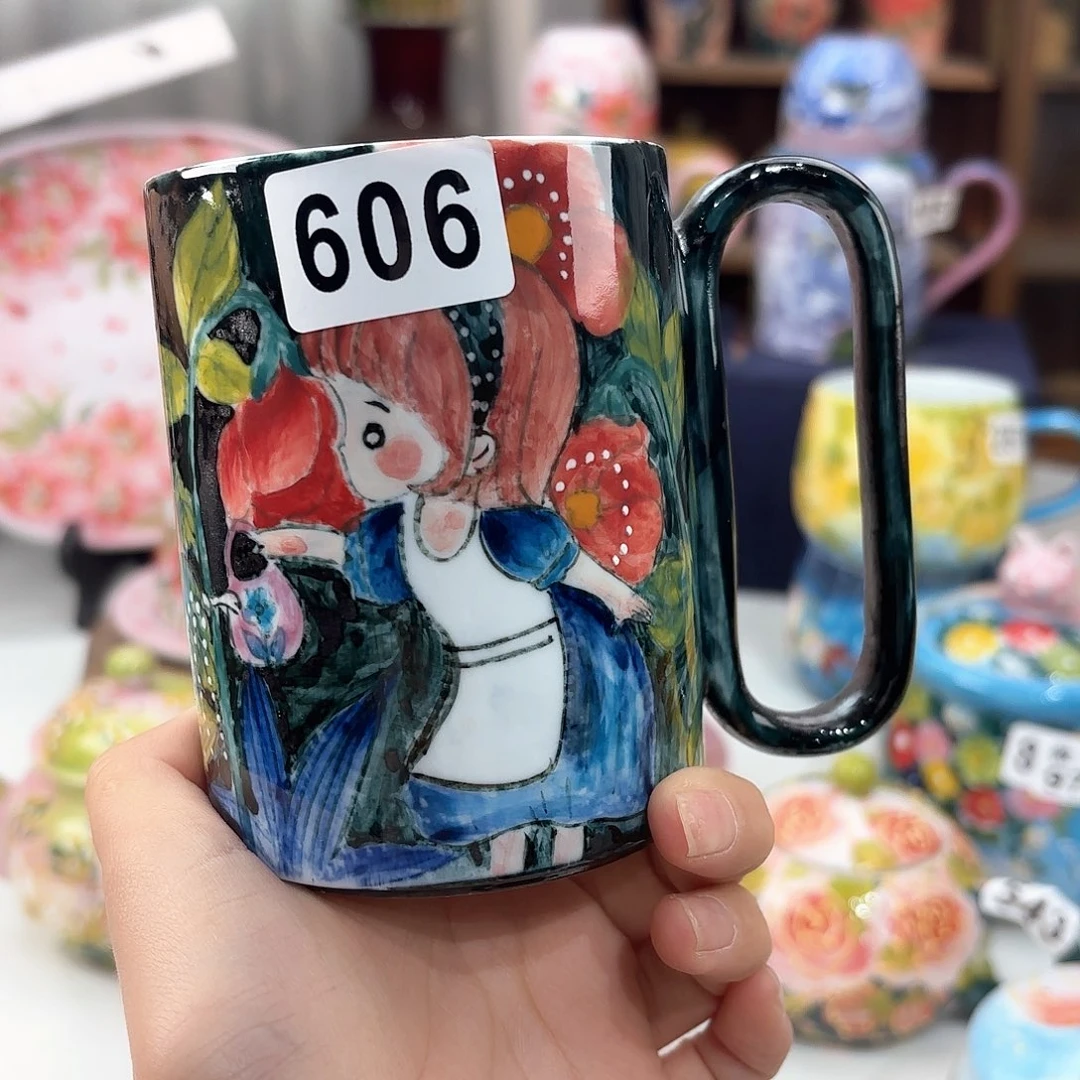 景德镇手绘高温釉下彩陶瓷茶具