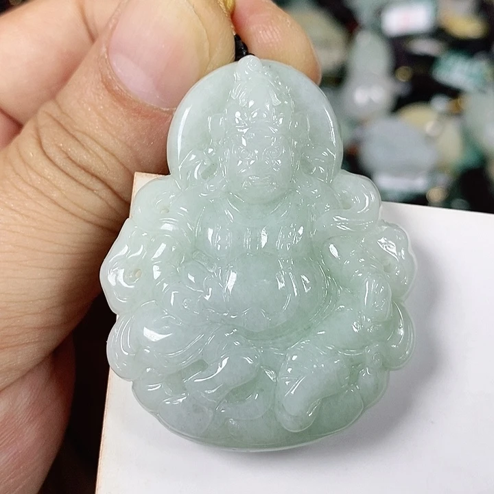 翡翠未镶嵌颈饰天然翡翠玉A货配证书