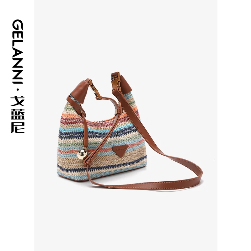 GELANNI高定波西米霓虹斜挎包