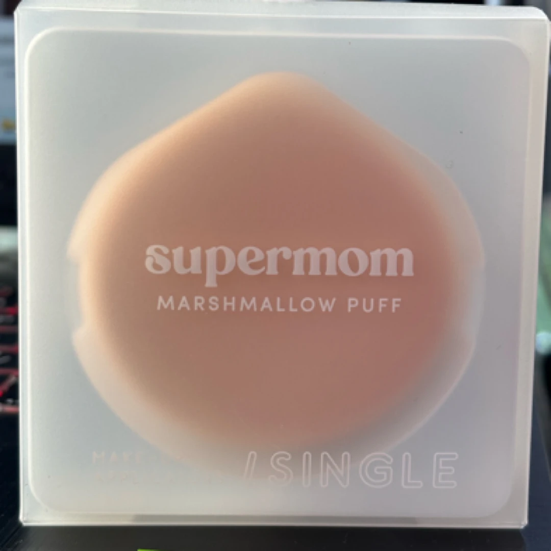 化妆师专用干湿两用持妆服帖粉色定妆水光防水粉扑，不吃粉，不卡粉