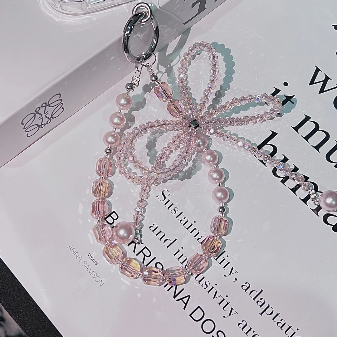 【手工挂链】女士手机链手机配饰苹果华为安卓通用DIY百搭挂链