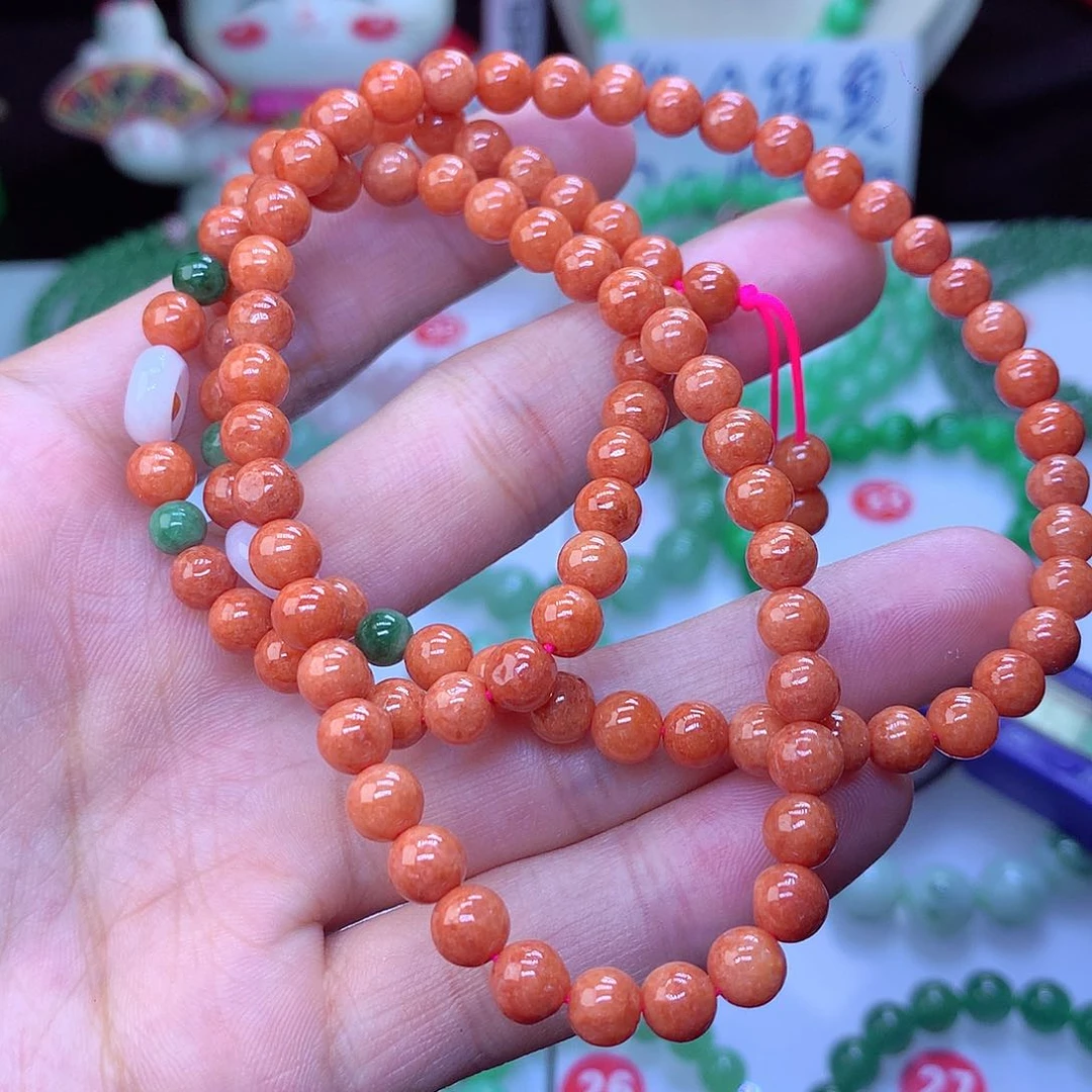 翡翠毛衣链未镶嵌