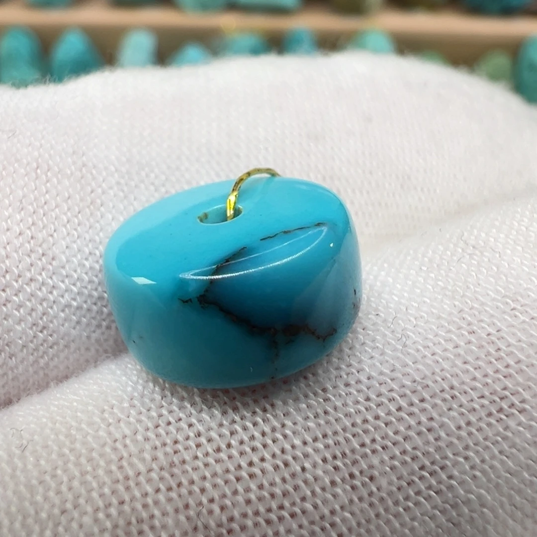 绿松石未镶嵌配饰12*6.2