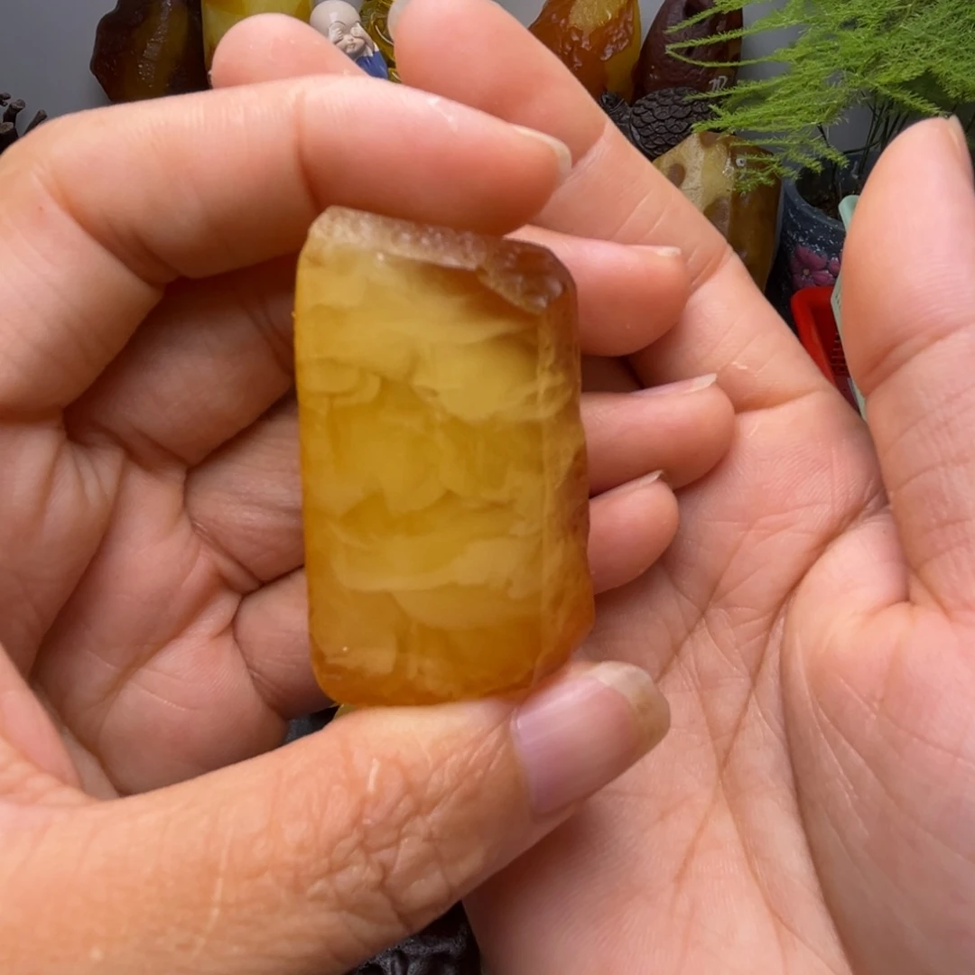 定制琥珀未镶嵌琥珀蜜蜡原石定制