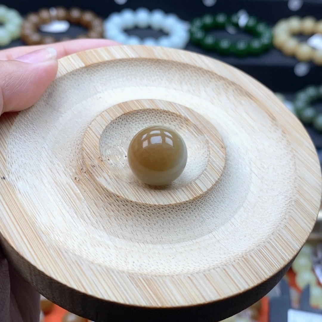 和田玉未镶嵌手链L卡16