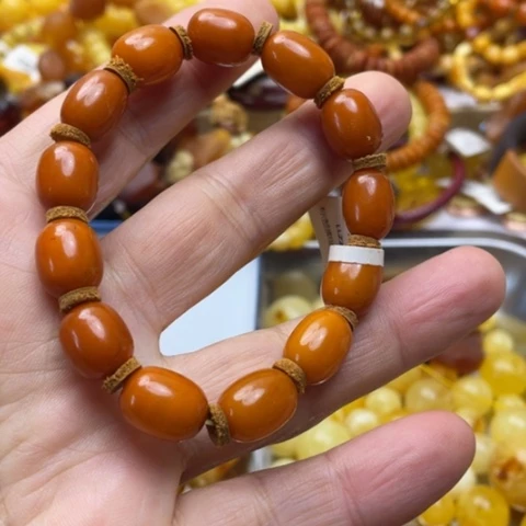 手串琥珀未镶嵌手串