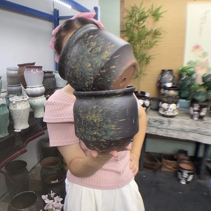 15×15 ×粗陶花盆有孔