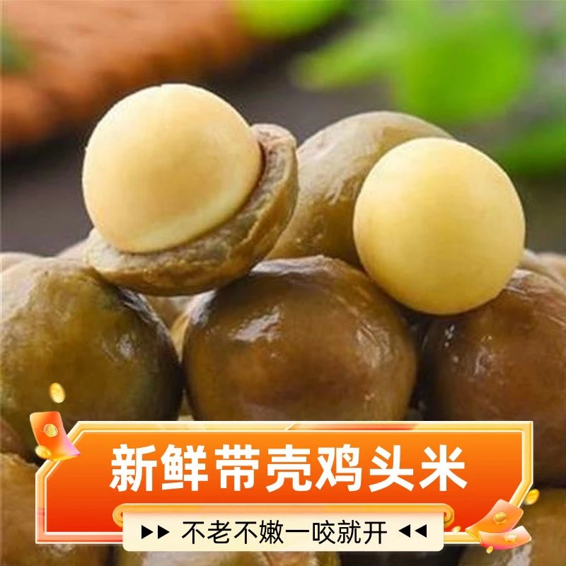 【小丽优选】新鲜二青一级鸡头米 美味芡实鸡头果 农产品