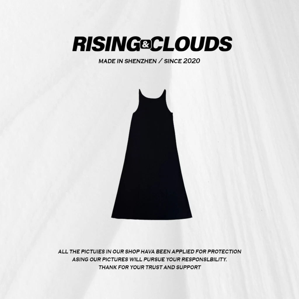 RISING&CLOUDS【小云姐】显瘦舒适气质时尚春款吊带裙020088