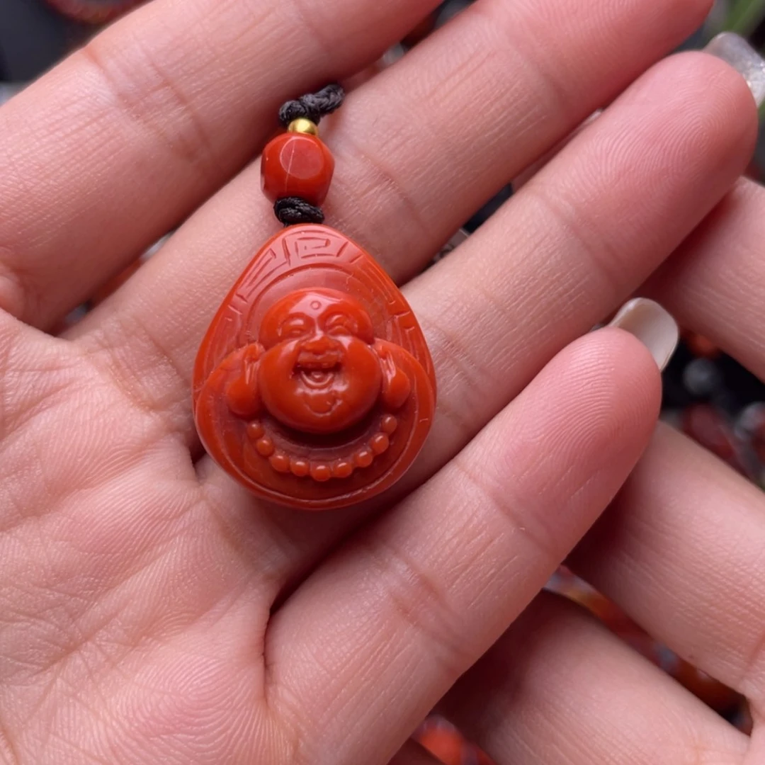 【闪购商品】南红玛瑙弥勒佛未镶嵌