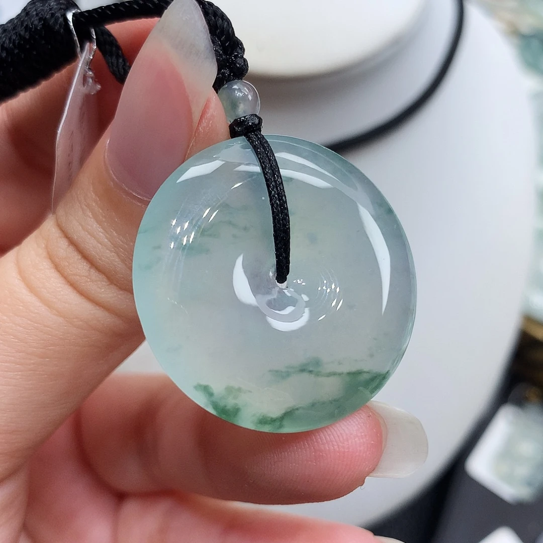 翡翠未镶嵌胸饰翡翠89，29.8/5.7