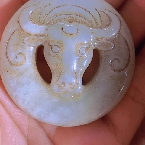 和田玉（糖玉）未镶嵌挂件