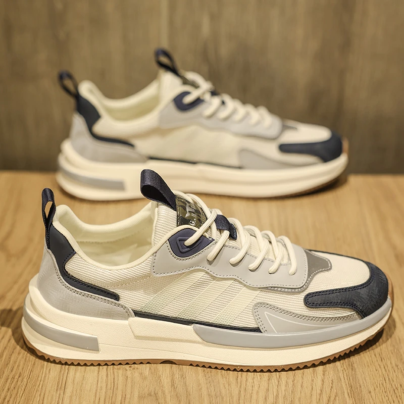 公牛世家春季男款户外休闲鞋网面透气男鞋运动休闲男鞋