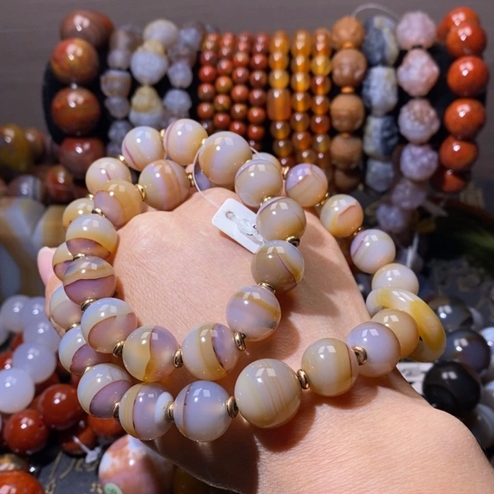 未镶嵌手链玛瑙/玉髓