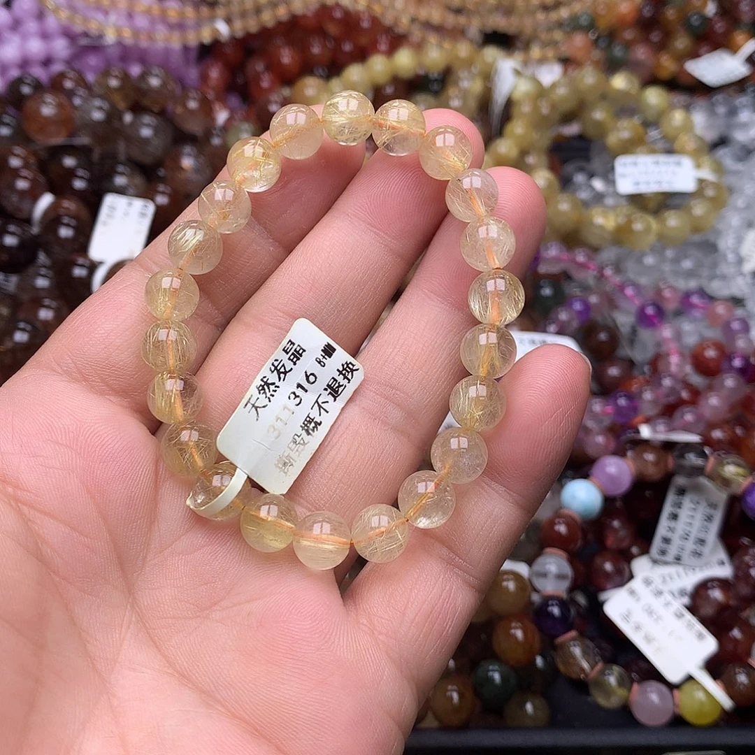 水晶手链未镶嵌,,