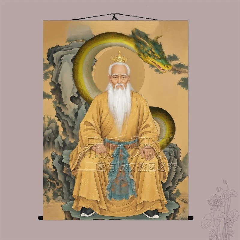 蟒仙太爷太奶蟒家教主娘娘东北出马堂口客厅供奉蟒蛇真身神像装饰