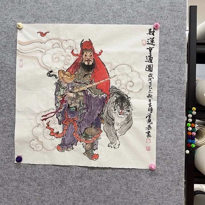 国画花鸟的翅膀和羽毛的