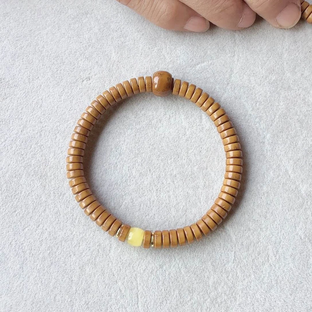 紫金鼠手串实心鼠片73