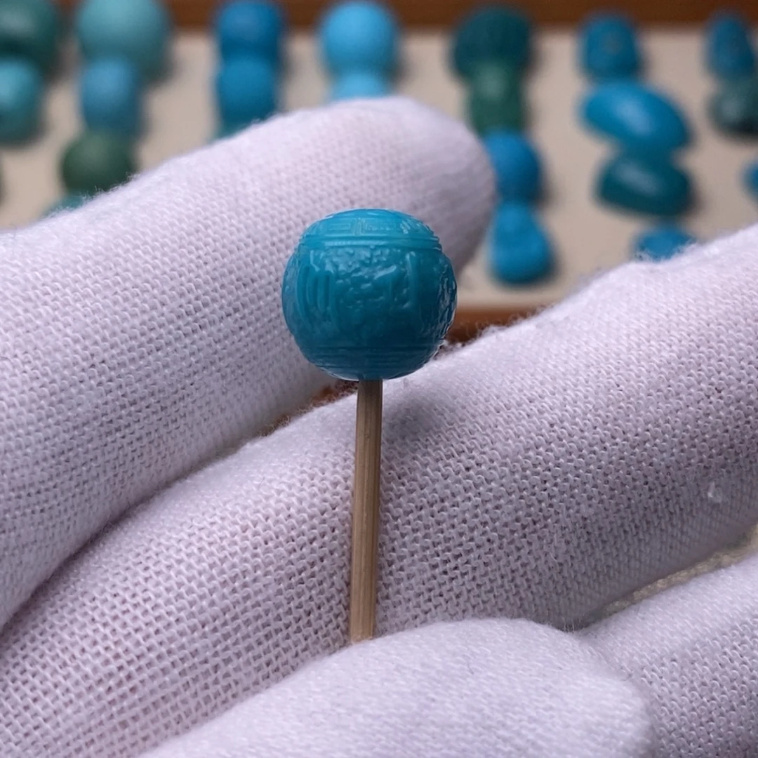 绿松石未镶嵌绿松石六字10.8