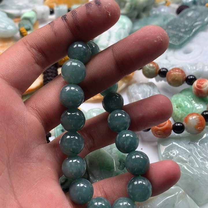 颈饰未镶嵌翡翠保真天然a货翡翠