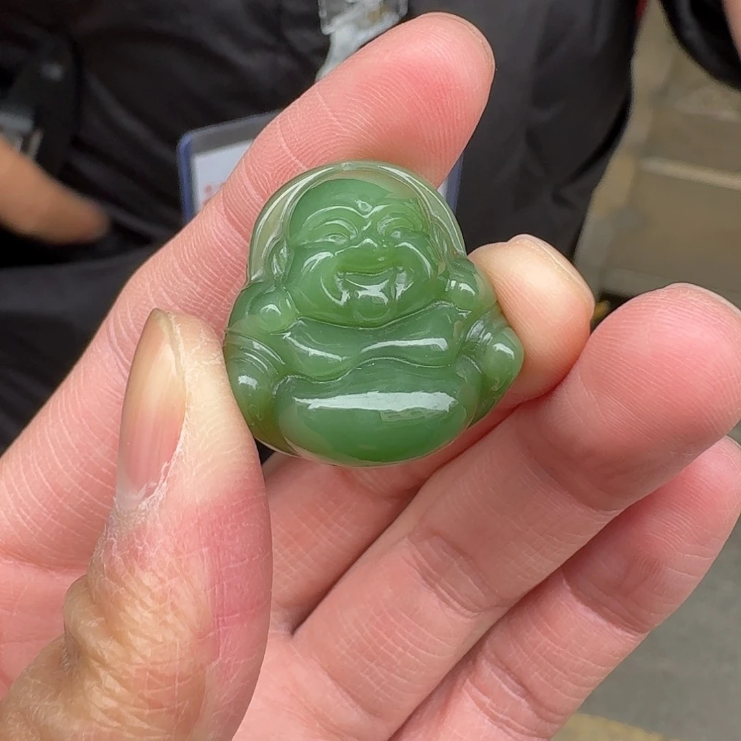 和田玉佛未镶嵌35陆姐卡25左右