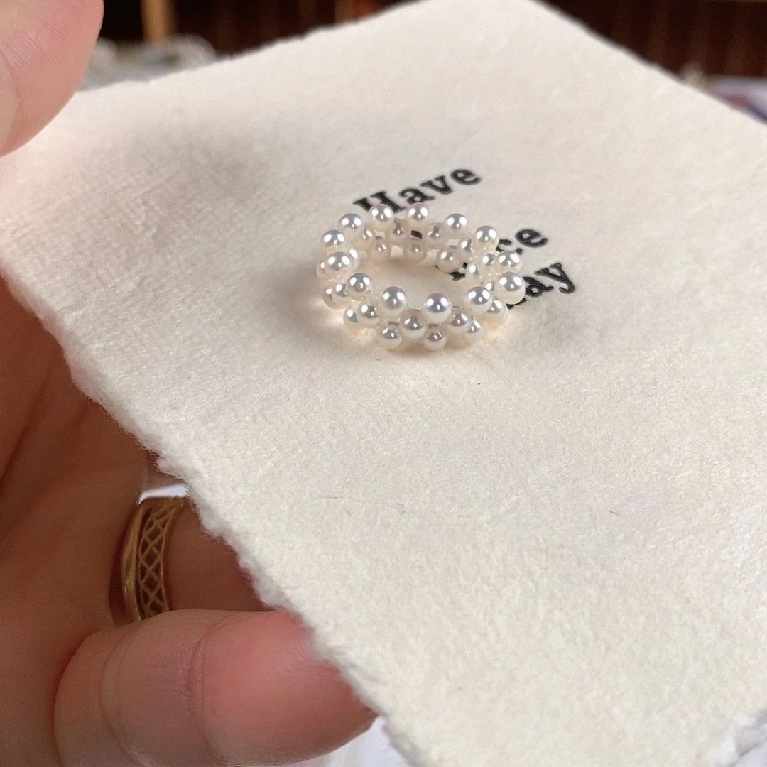 戒指未镶嵌淡水珍珠