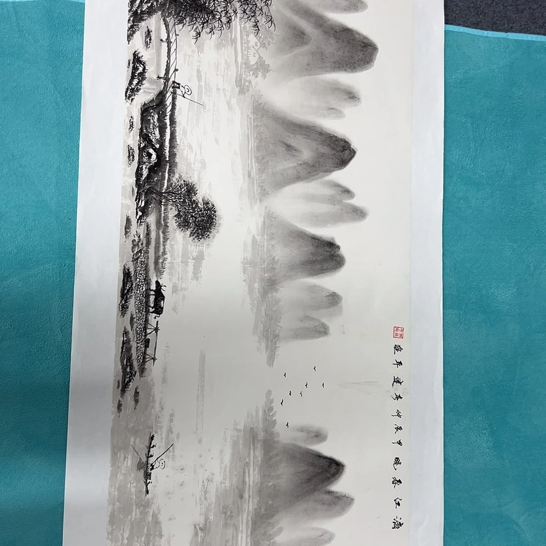 关***号国画W精品国画作品