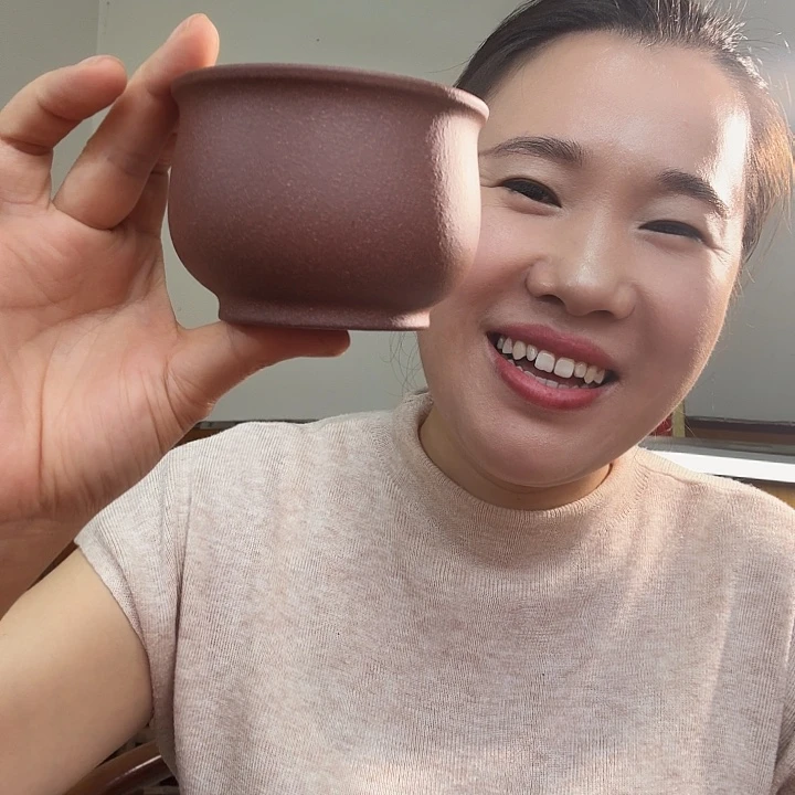 茶壶紫砂紫泥主人杯209cc