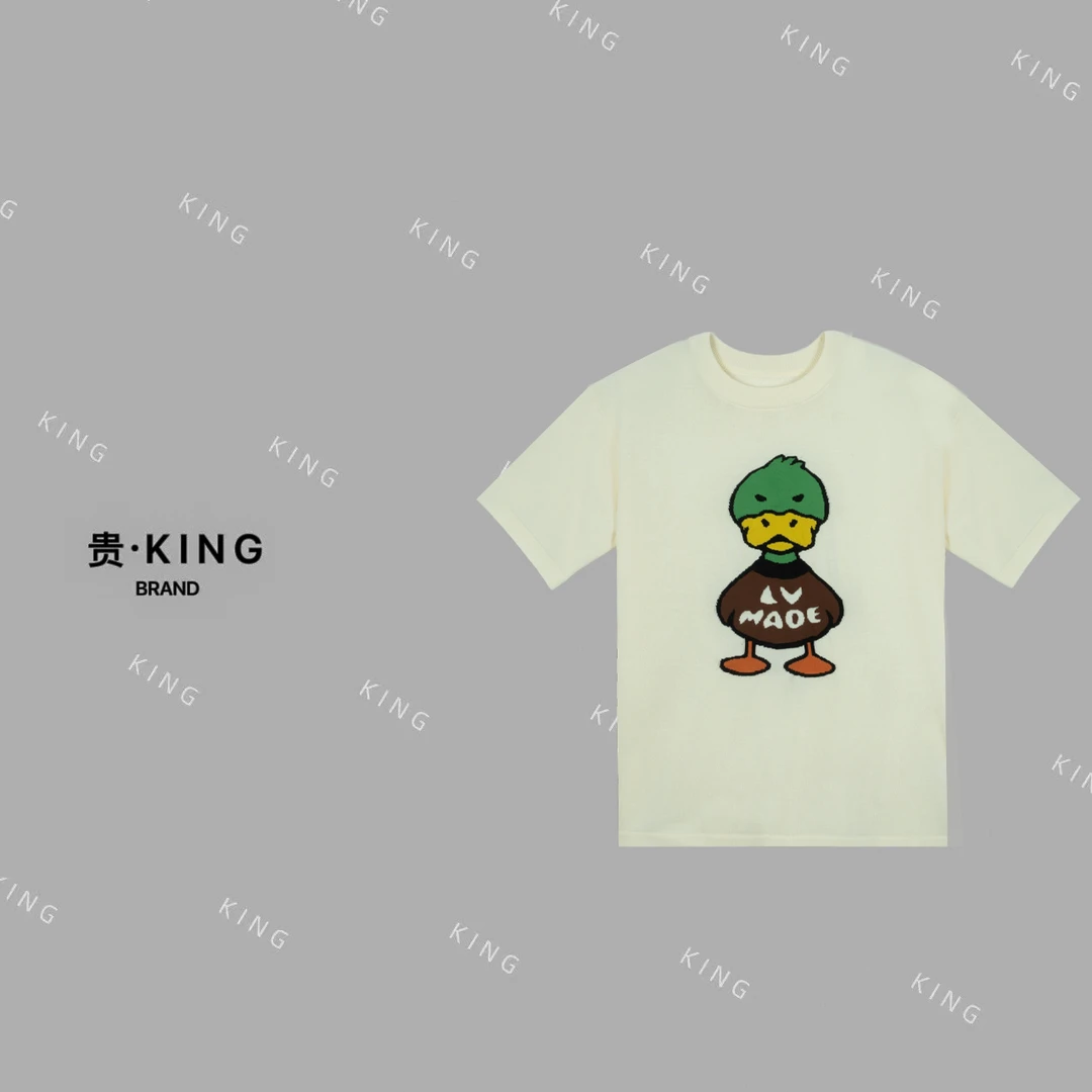 KING·BRAND小黄鸭卡通短袖