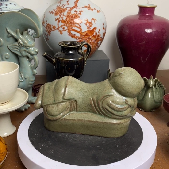 紫砂花瓶瓷器瓷器