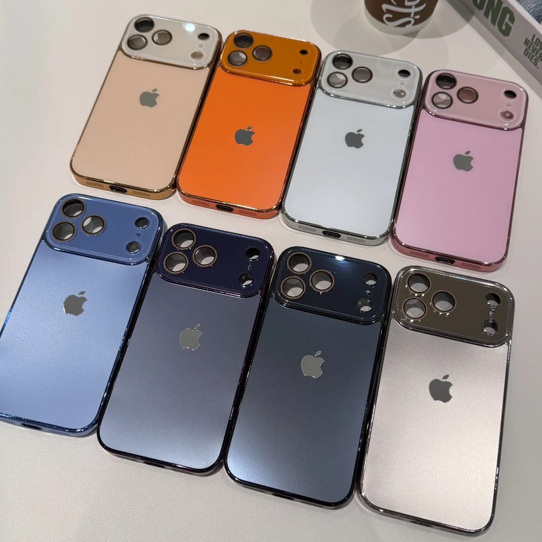 电镀秒变17大视窗适用于苹果17paomax/16/自带镜头膜防摔15手机壳