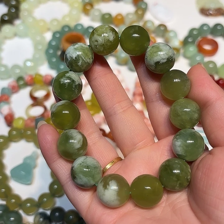 蛇纹石玉未镶嵌手串