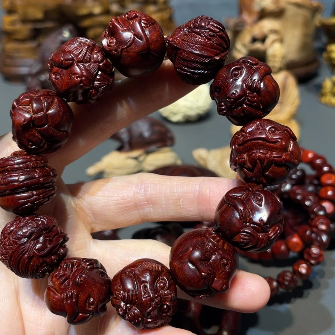 淺***風檀香紫檀（小叶紫檀）摆件工艺品摆件