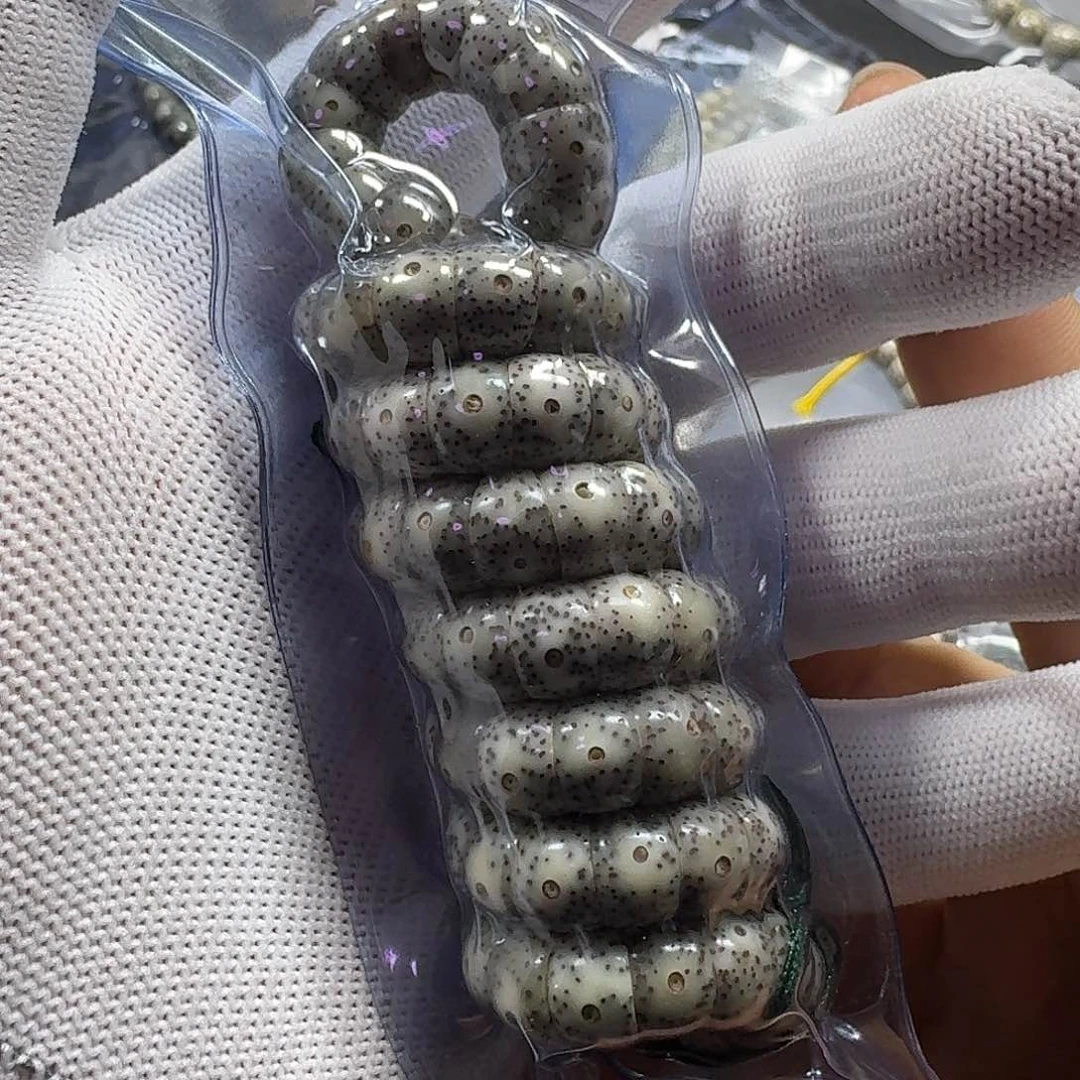 星月菩提手串星月菩提10mm石玉料大肠