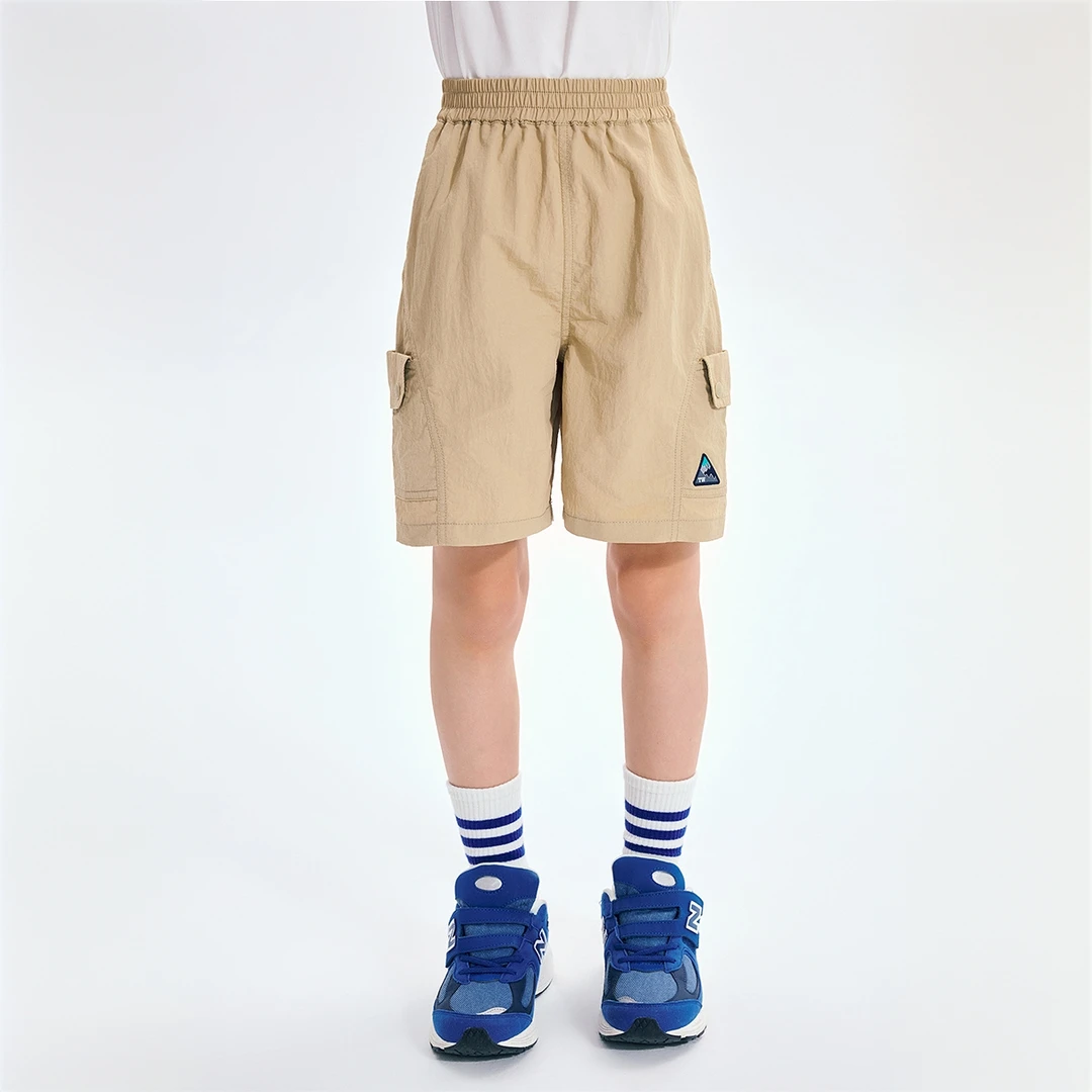 TeenieWeenie Kids夏季新款男女童宽松凉感工装短裤TKTH256483N