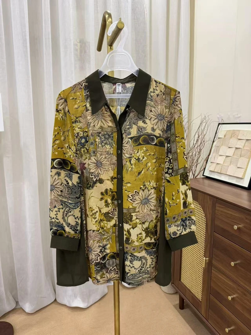 中长款小衫上衣23C017-1