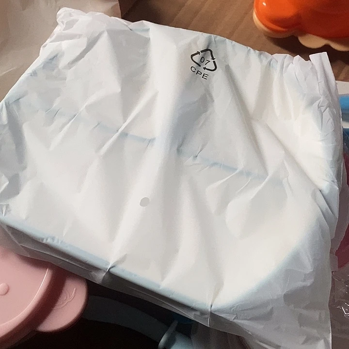 因***你蓝色D形餐盘硅胶脏的