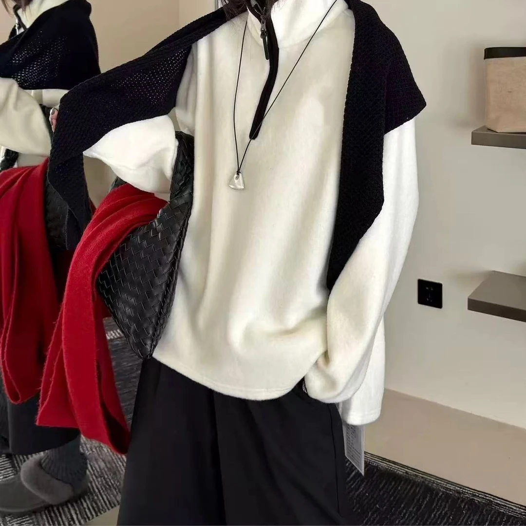 Z.X   加绒羊毛套头卫衣（无披肩）  2336（C4）