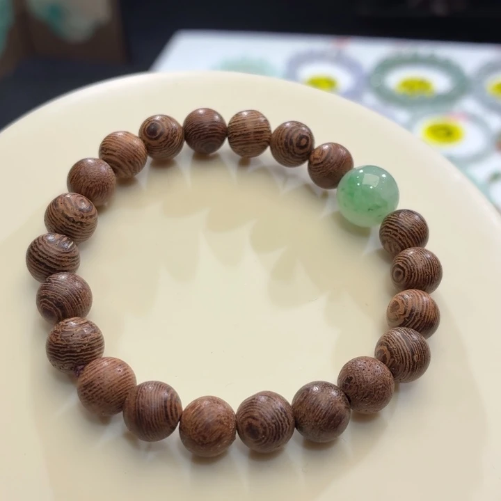 翡翠未镶嵌手链卡8.4福利款