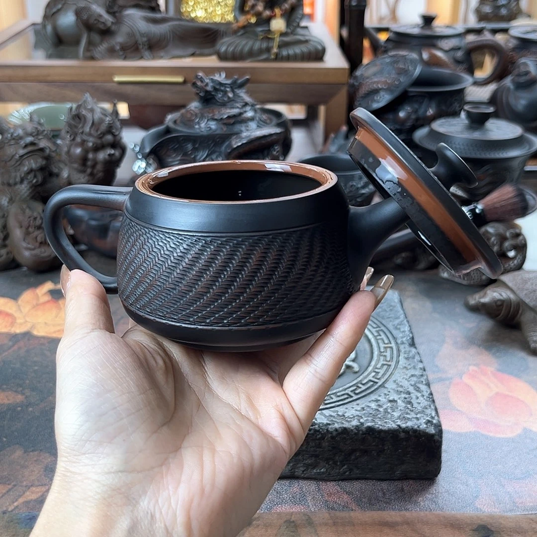 茶壶紫砂云南建水紫陶壶